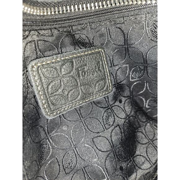Fossil Multi Pockets Black Leather Crossbody 11x9 - Picture 10 of 10